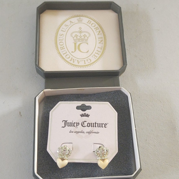 Juicy Couture Jewelry - NWT juicy Couture crown and heart earrings